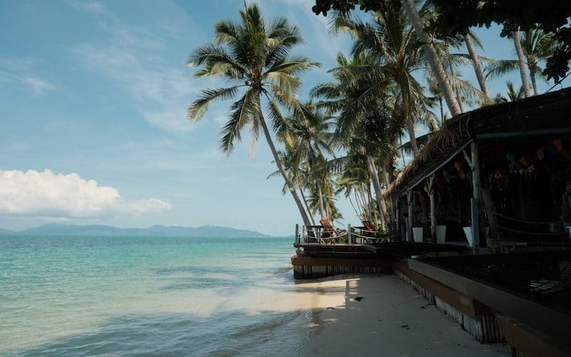 Koh Samui, Thailand adult nightlife district at night